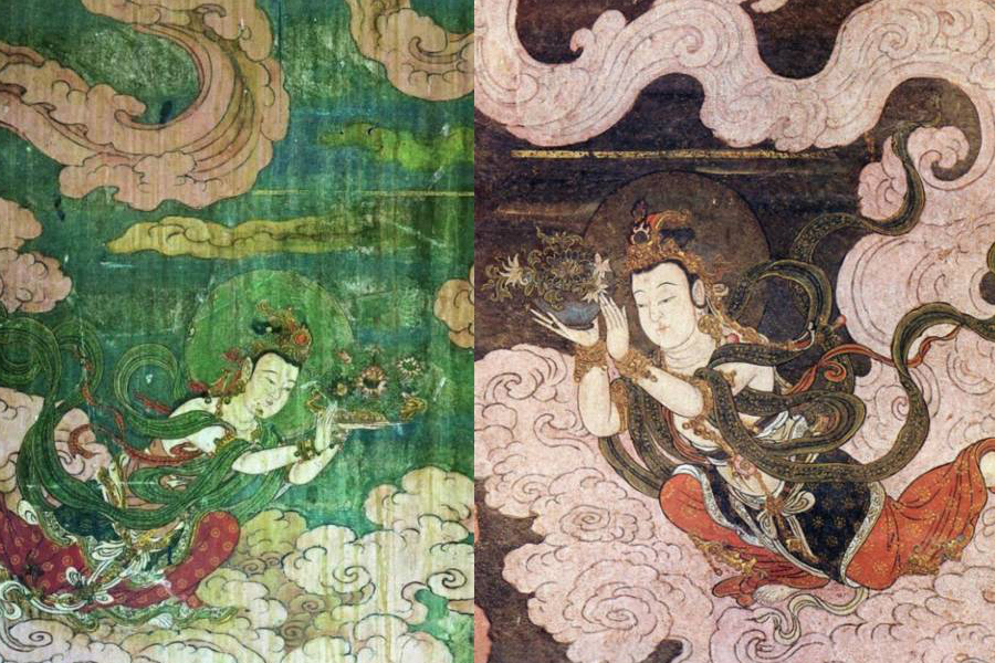 Frescos from Ming Dynasty glimmer in 500 year-old Fahai Temple