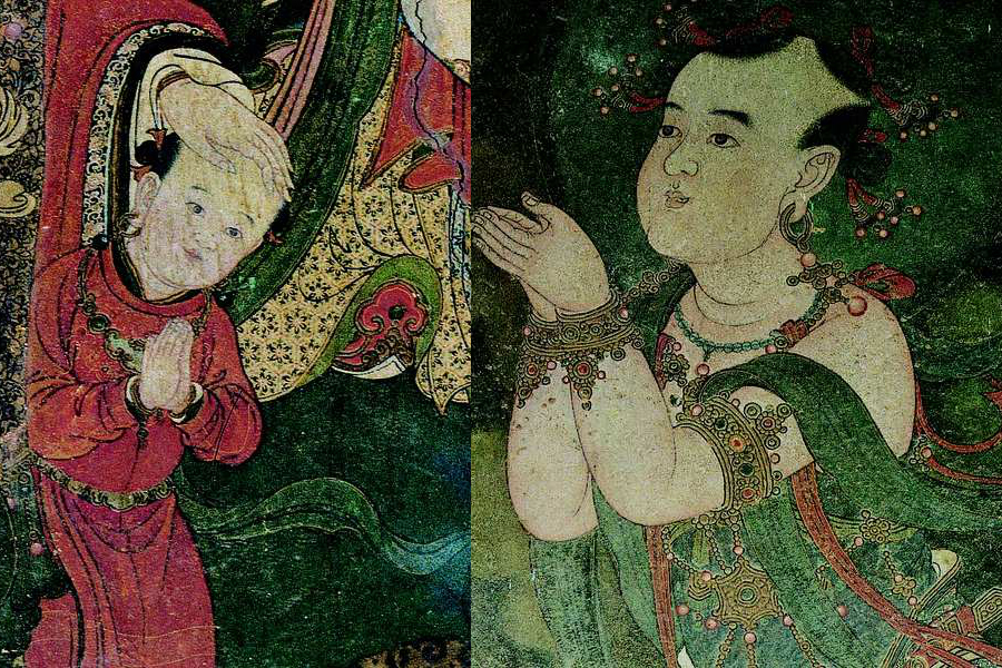 Frescos from Ming Dynasty glimmer in 500 year-old Fahai Temple