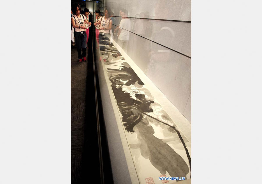 Painting and calligraphy works exhibition held in Taiwan