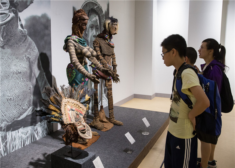 Exhibition of African masks held in E China