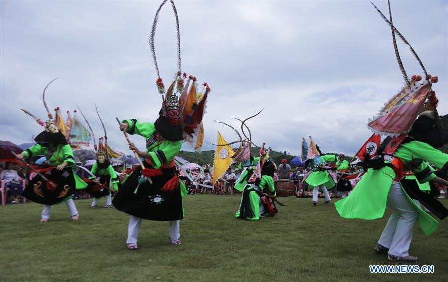 Mask festival kicks off in SW China's Guizhou