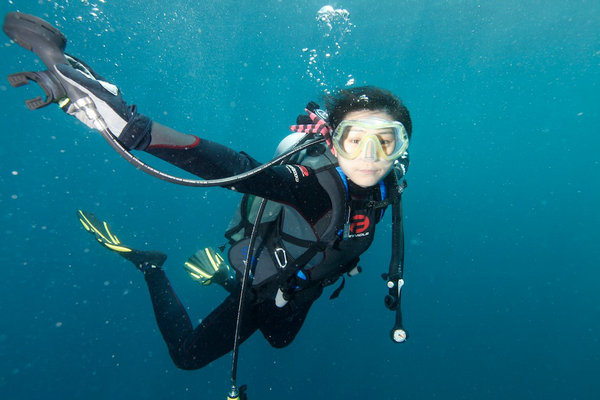 Veteran recounts her underwater adventures in a new book