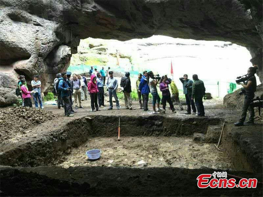 Inhabitation in Xinjiang cave 10,000 years ago