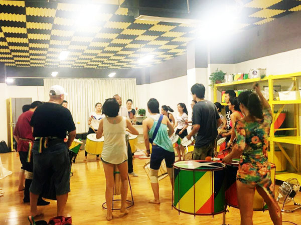 Beijing goes Brazilian Samba and percussion