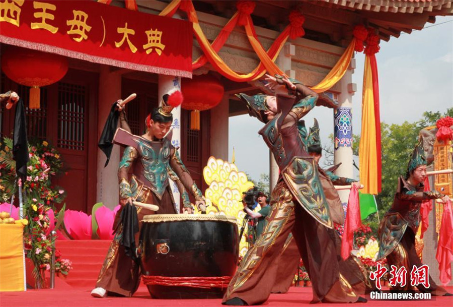 Sacrifice ceremony for Queen Mother of the West held in NW China