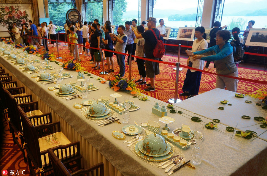 'First Lady tableware' a hit in Hangzhou