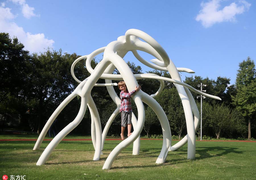 'Urban innovation': International sculpture exhibition kicks off in Shanghai