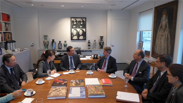 Chinese Culture Minister visits Met museum and Lincoln Center in NY