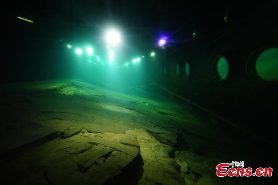 Underwater museum shows old hydrological inscriptions