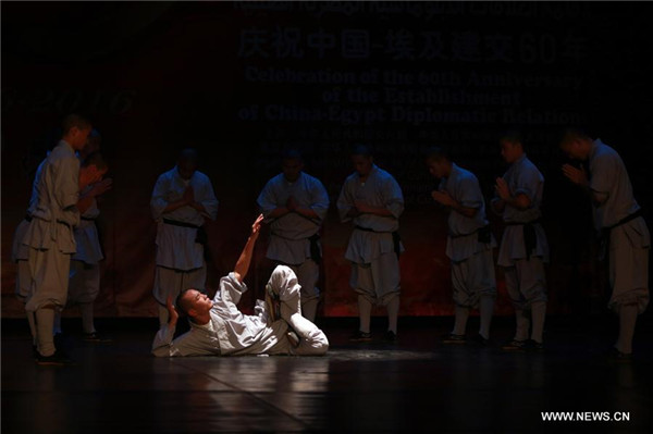 Egyptians aghast at breathtaking shows of Shaolin Kung Fu