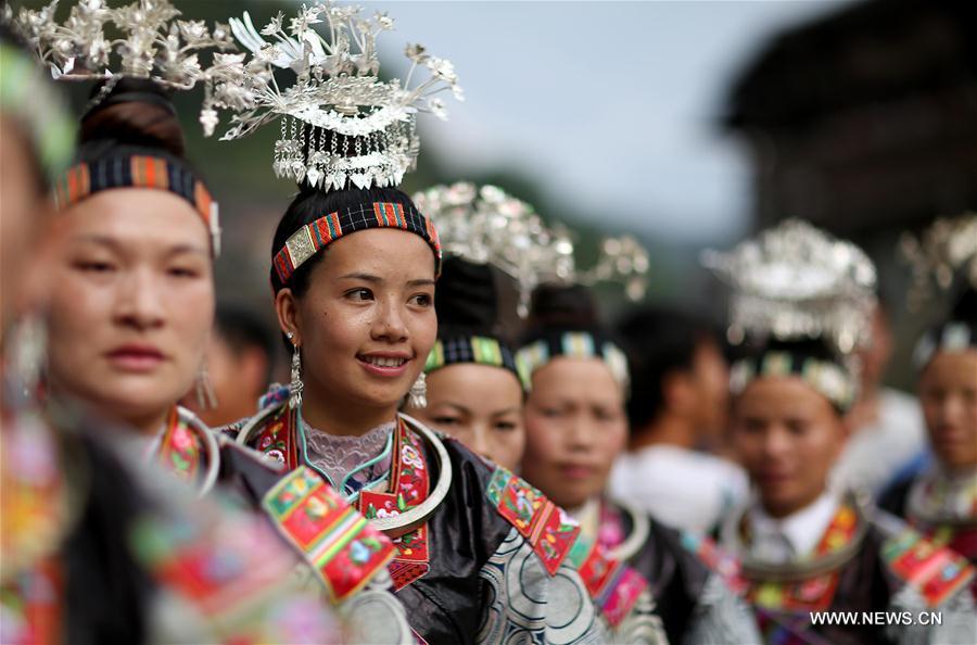 Villagers of Miao ethnic group celebrate 'Chixin' Festival