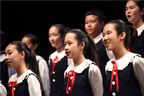 Children's choir gives a voice to world peace