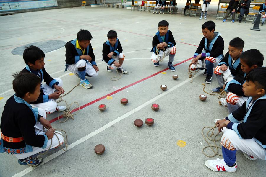 White Pants Yao students celebrate sports festival