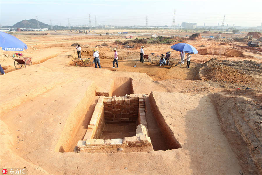 25 tombs spanning Shang and Ming dynasties unearthed in Guangzhou