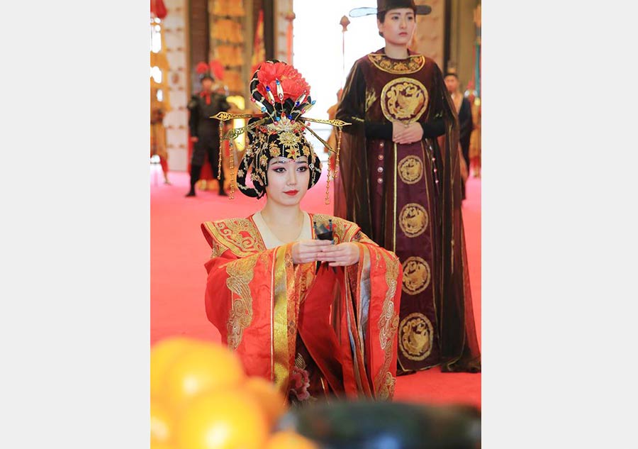 Sacrificial ceremony marking Winter Solstice held in Xi'an