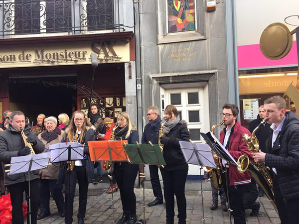 Chinese New Year celebrations in the birthplace of the saxophone