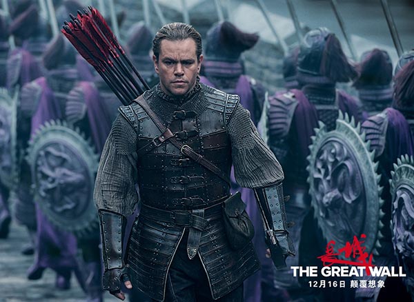 'The Great Wall' shines at global box office, to open in US, Australia
