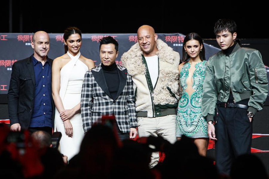 Premiere of film 'xXx: The Return of Xander Cage' held in Beijing