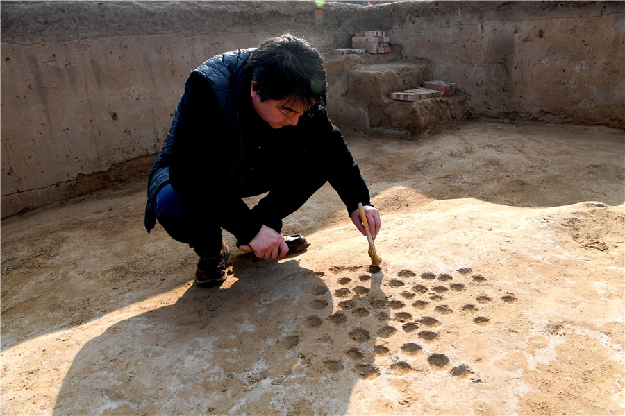 Site of ancient city of Zhenghan in C China