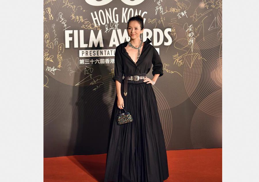 Stars dazzle on red carpet of 36th Hong Kong Film Awards