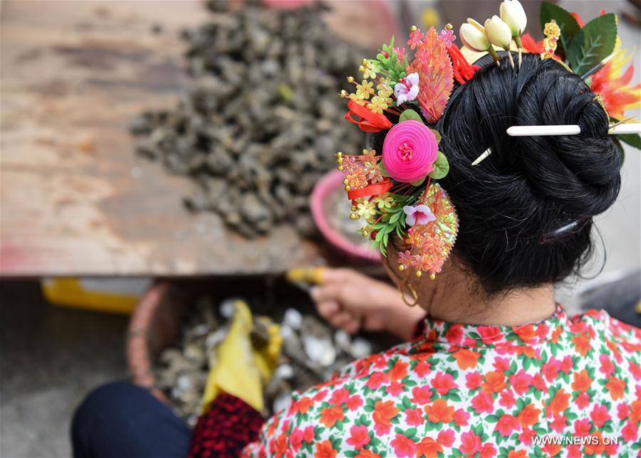 'Xunpu' women seen in Quanzhou City, China's Fujian