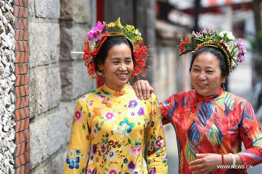 'Xunpu' women seen in Quanzhou City, China's Fujian