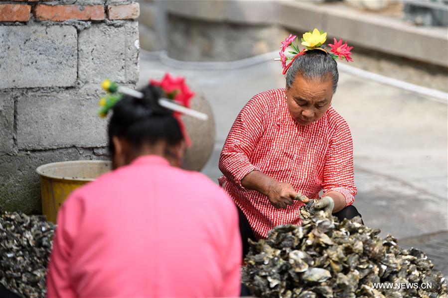 'Xunpu' women seen in Quanzhou City, China's Fujian