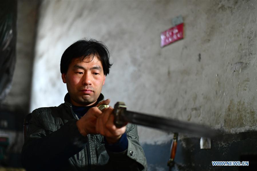 Chinese national intangible cultural heritage: Tangxi sword