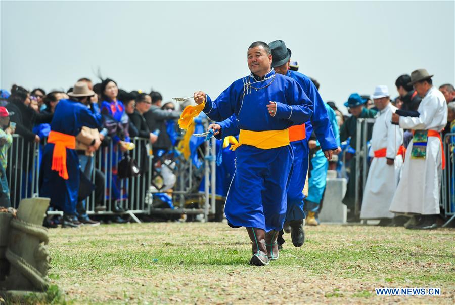 Memorial ritual for Genghis Khan held in China's Inner Mongolia