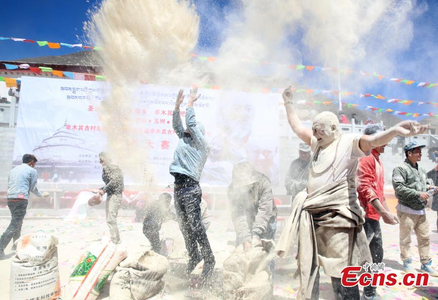 Tibetans celebrate 'Zanba Festival' in Qinghai