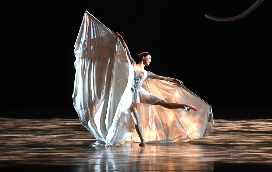 Dance drama 'Crested Ibises' staged in Nanning