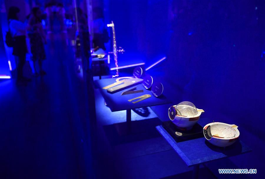 140 sets of relics displayed on exhibition in Palace Museum in Beijing