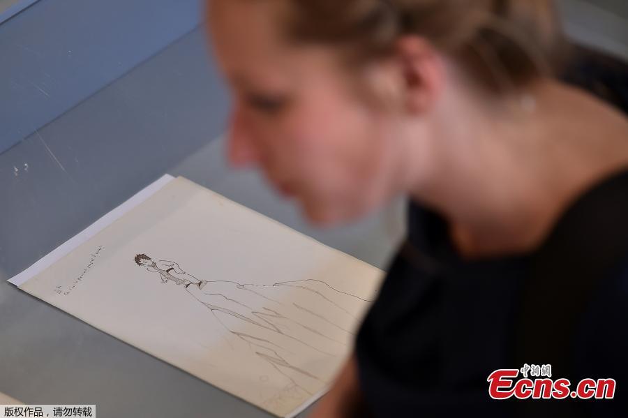Original watercolor from 'The Little Prince' to be auctioned