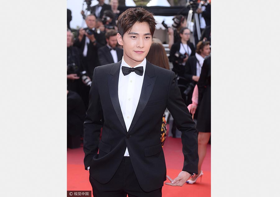 Chinese actor Yang Yang spotted in Cannes