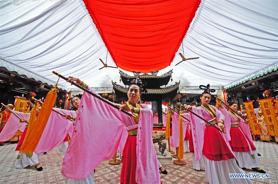 Singapore holds prayer ceremony for deity Mazu