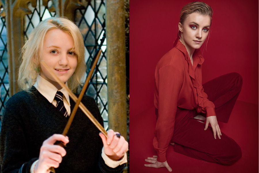 Now and then: Stars of Harry Potter