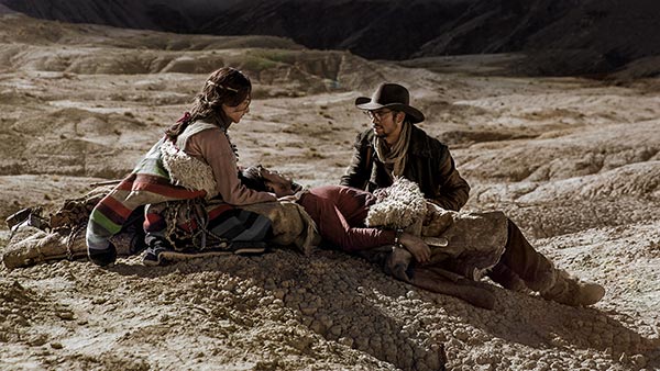 Maze set up to promote art-house film