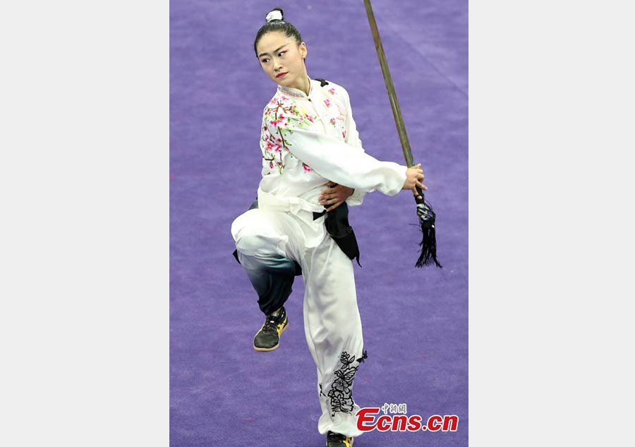 Tai chi sword contest at national games