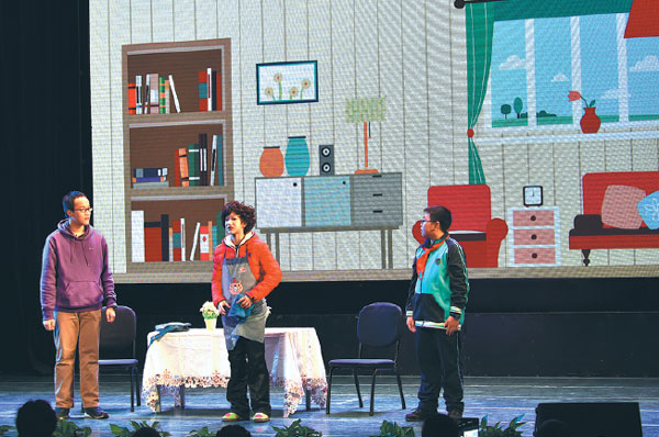Amid city babble, an old tongue sings again