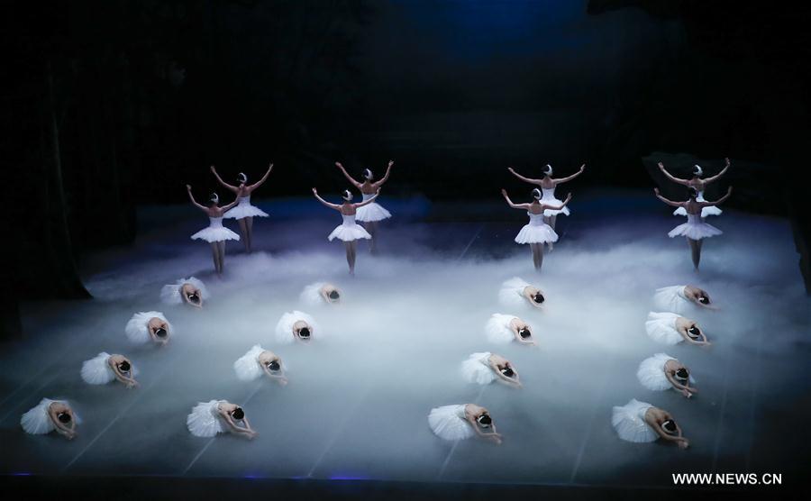 Shanghai Ballet performs Swan Lake in Antwerp, Belgium