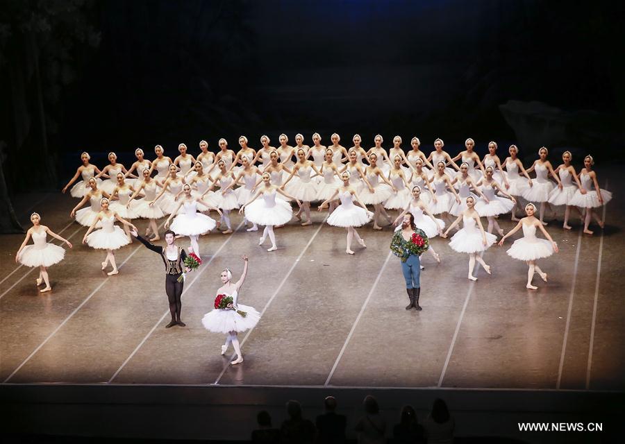 Shanghai Ballet performs Swan Lake in Antwerp, Belgium
