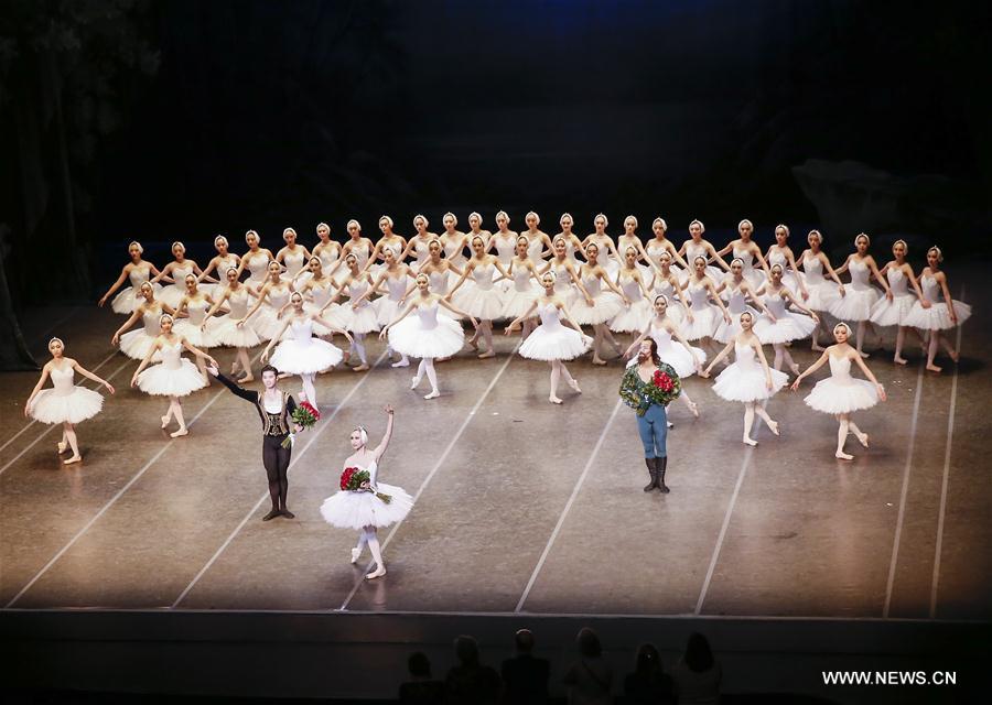 Shanghai Ballet performs Swan Lake in Antwerp, Belgium