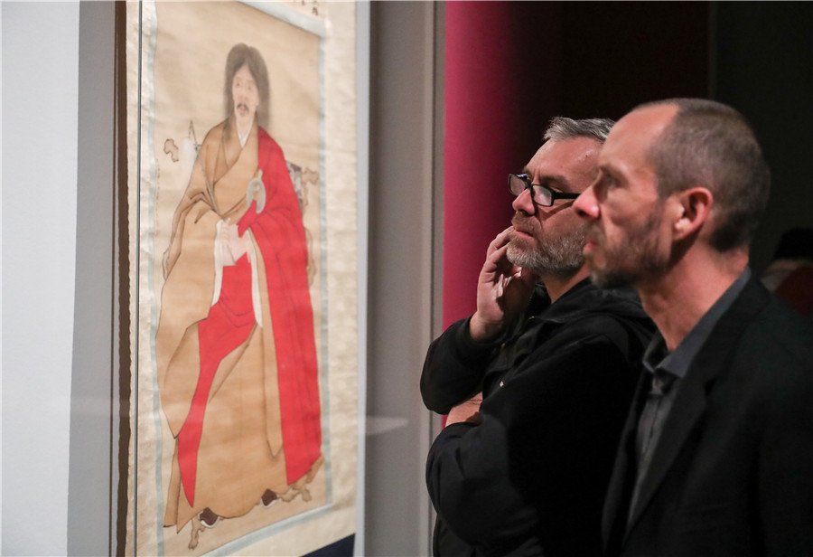 Chinese portrait painting exhibition unveiled in Berlin