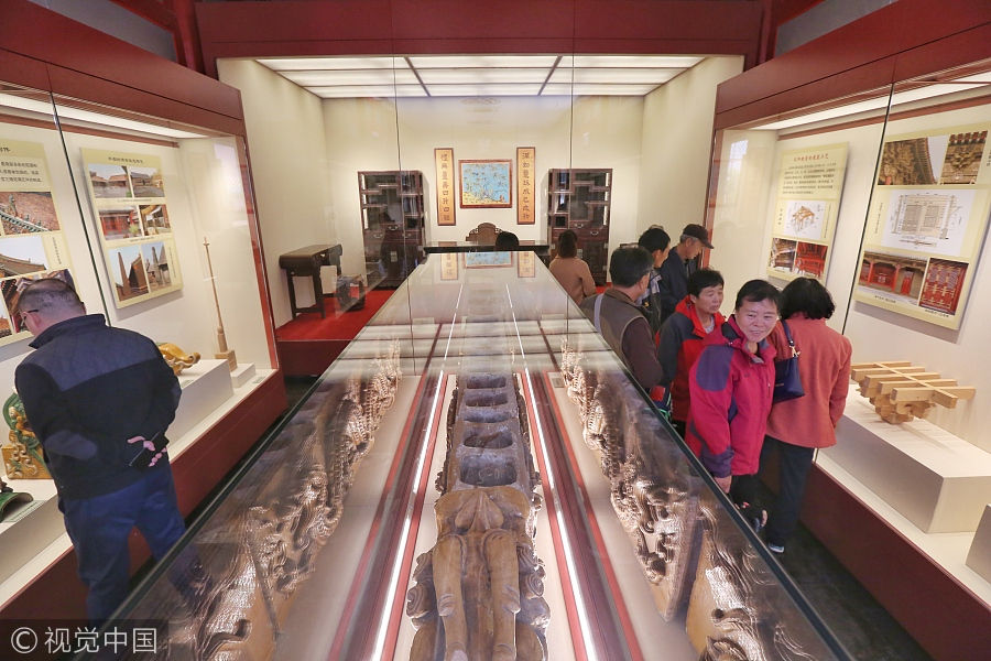 Ancient architecture exhibition opens at Shenyang Imperial Palace