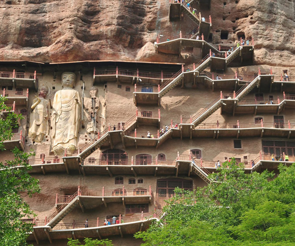 Damage assessed at Buddhist grottoes in NW China