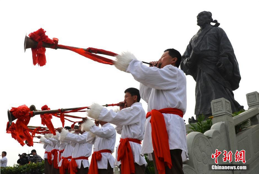 Ceremony to worship Sima Qian held in Shaanxi