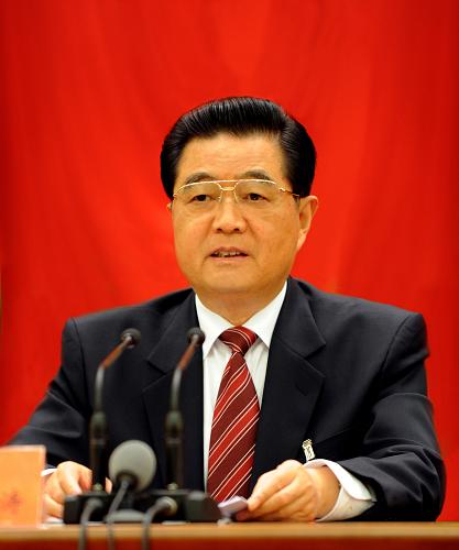 胡锦涛在党的十七届四中全会上作重要讲话