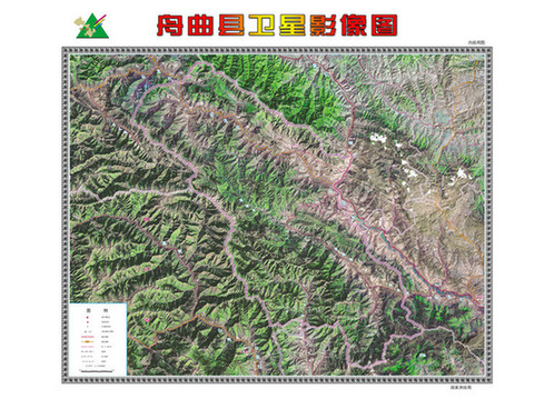 国家测绘局公布甘肃舟曲县遥感地图（组图）