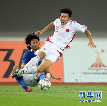 中国国奥队3：0击败马来西亚队晋级16强