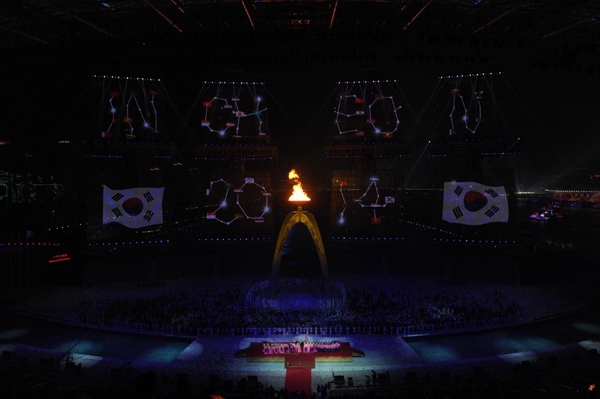 仁川八分钟文艺表演 2014年亚运会韩国再见